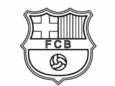 fc barcelona coloring pages