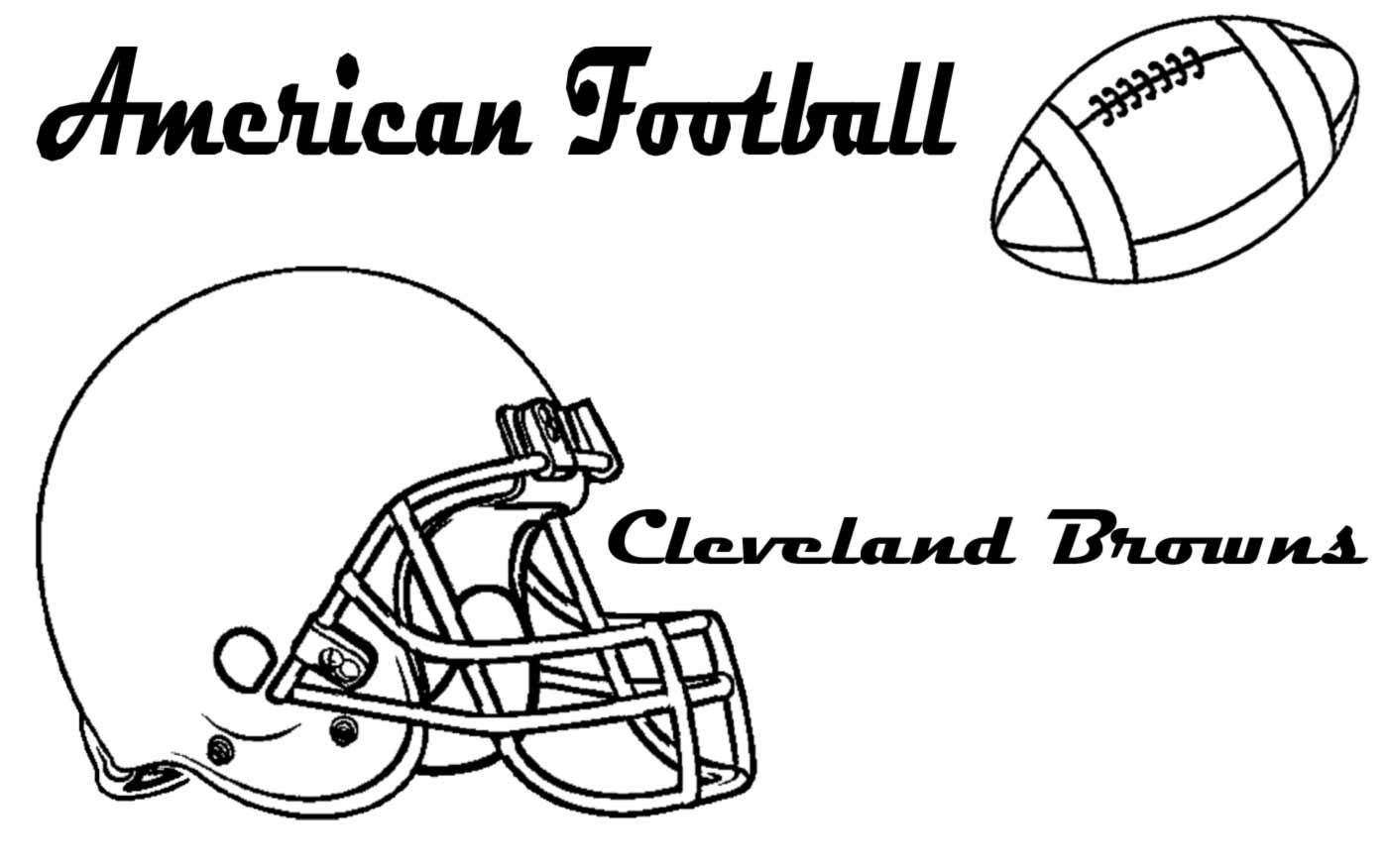 free cleveland browns coloring pages