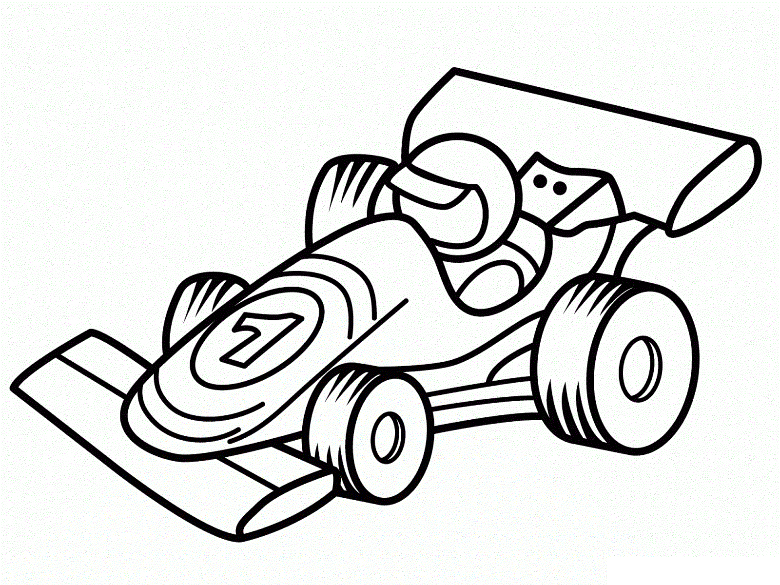 indy car coloring pages for kids