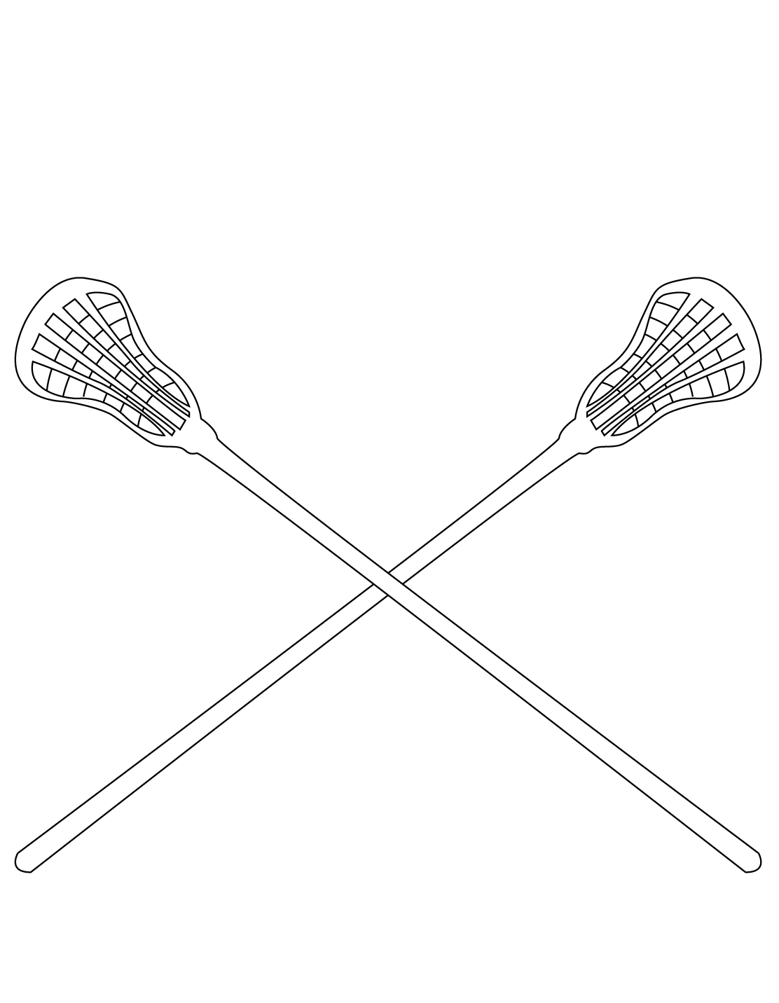 lacrosse stick coloring pages