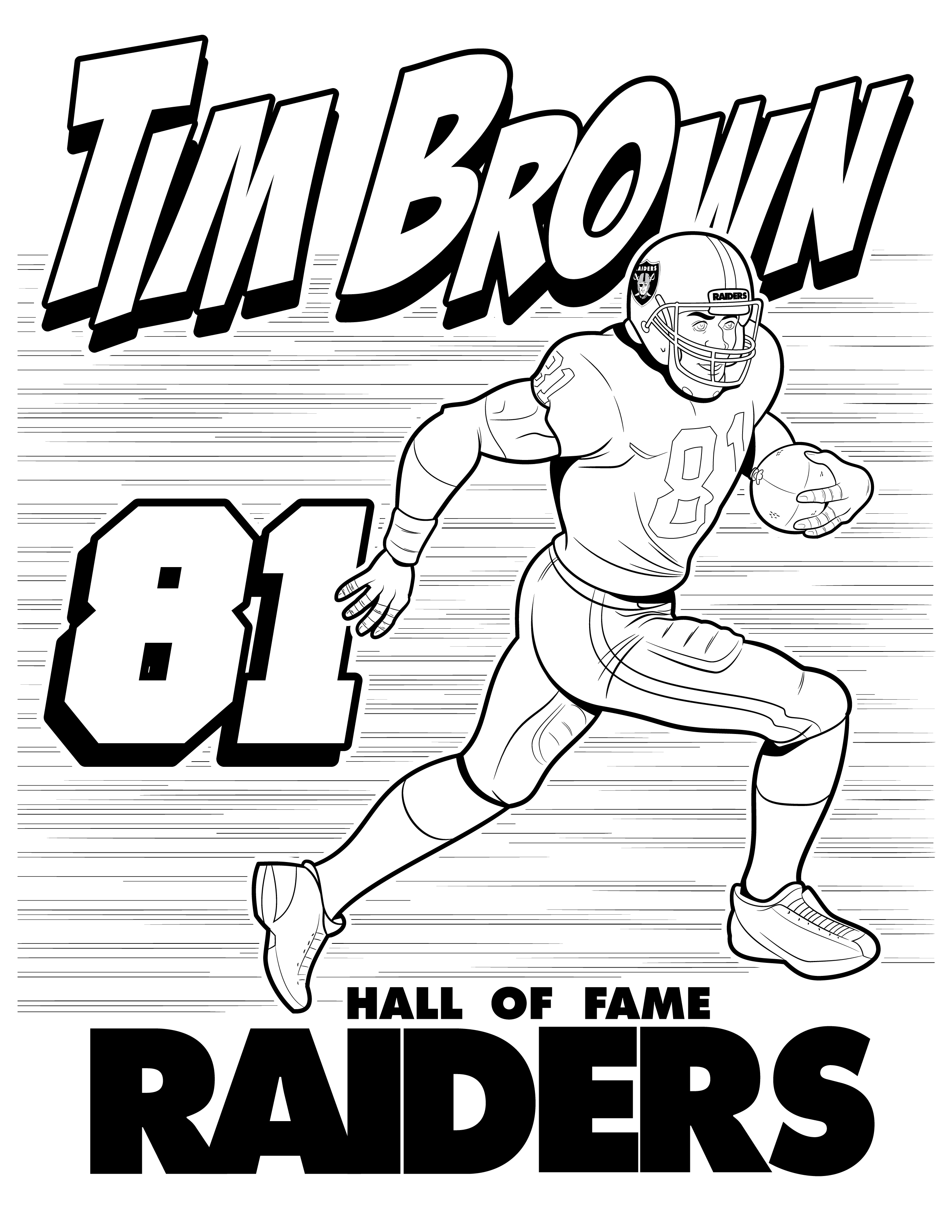 las vegas raiders printable coloring pages