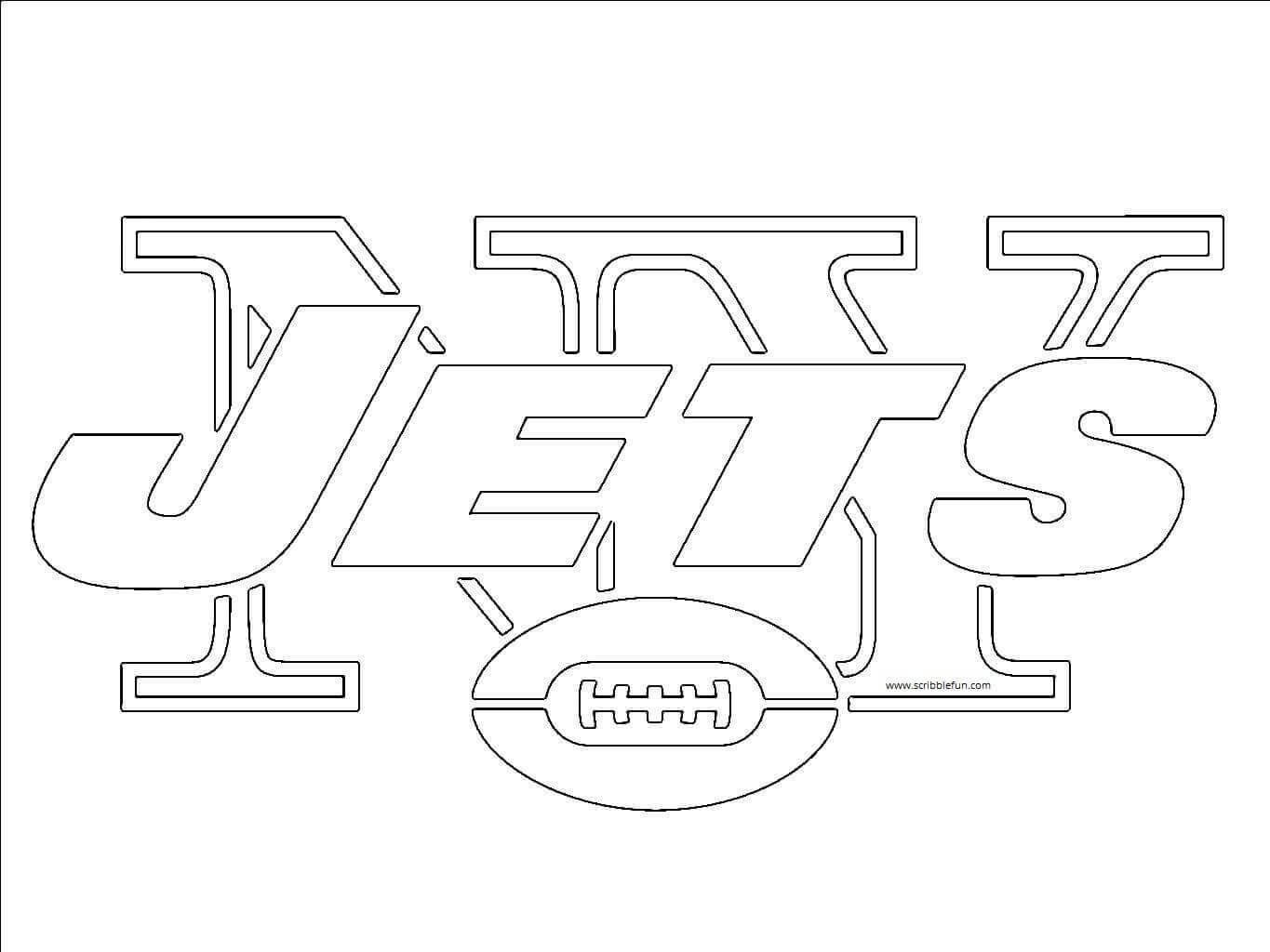 new york jets coloring pages