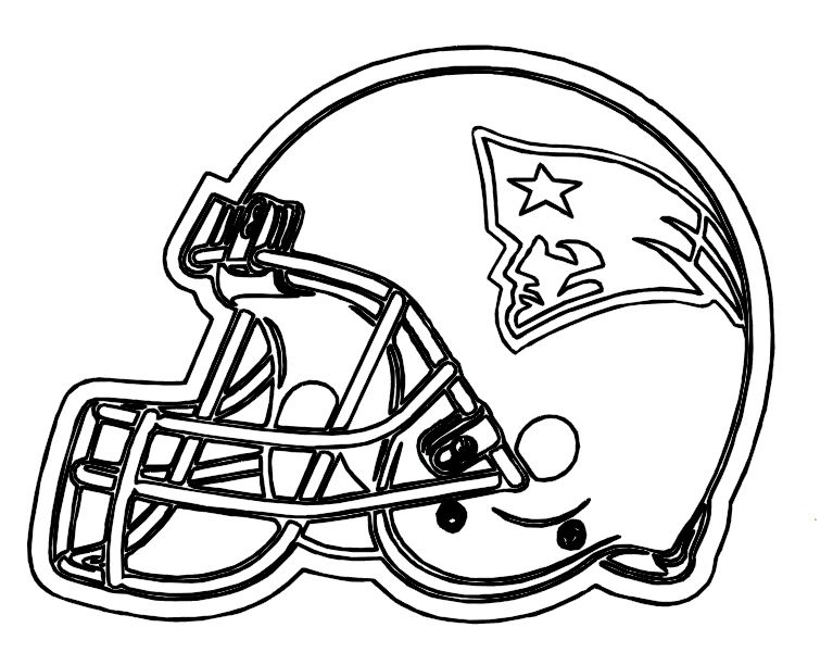 patriots helmet coloring pages