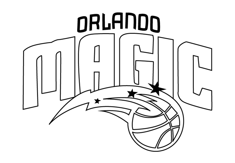 printable orlando magic coloring pages