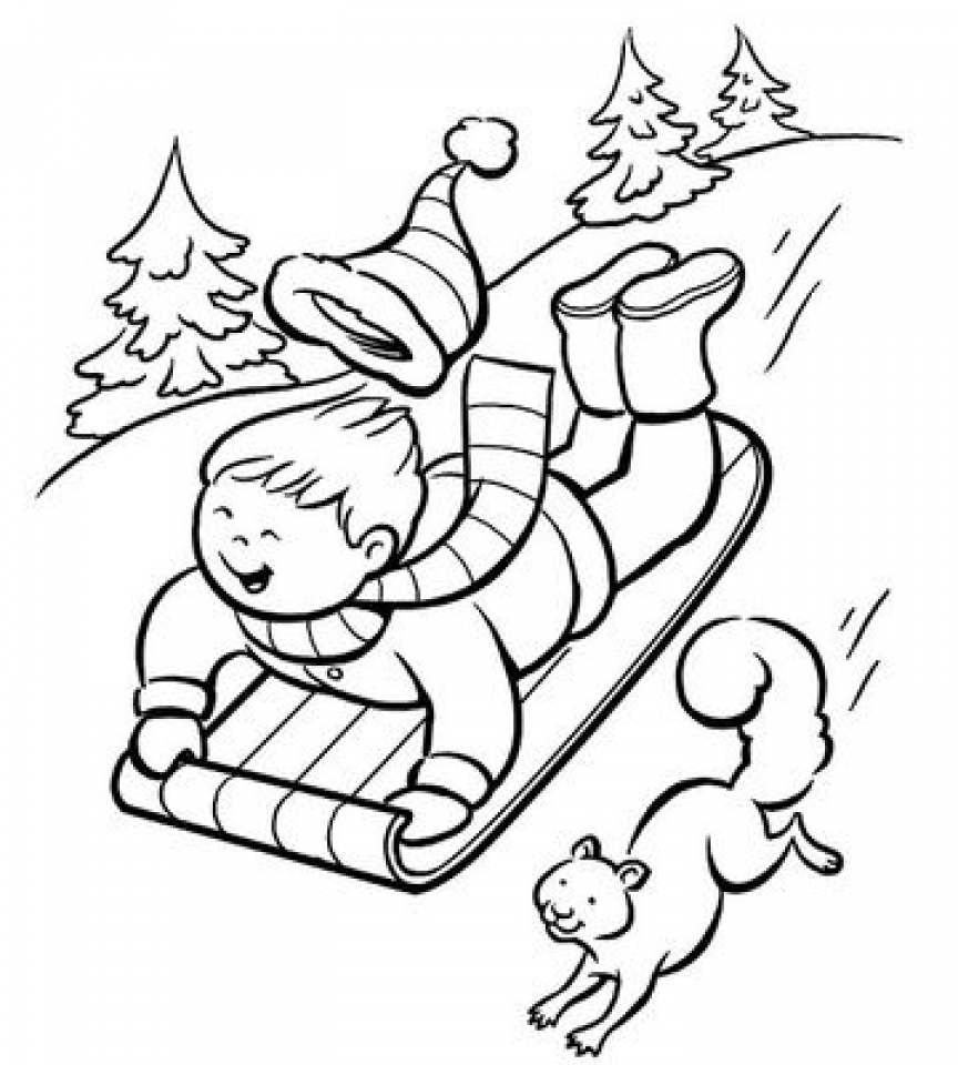 free winter coloring pages 119154