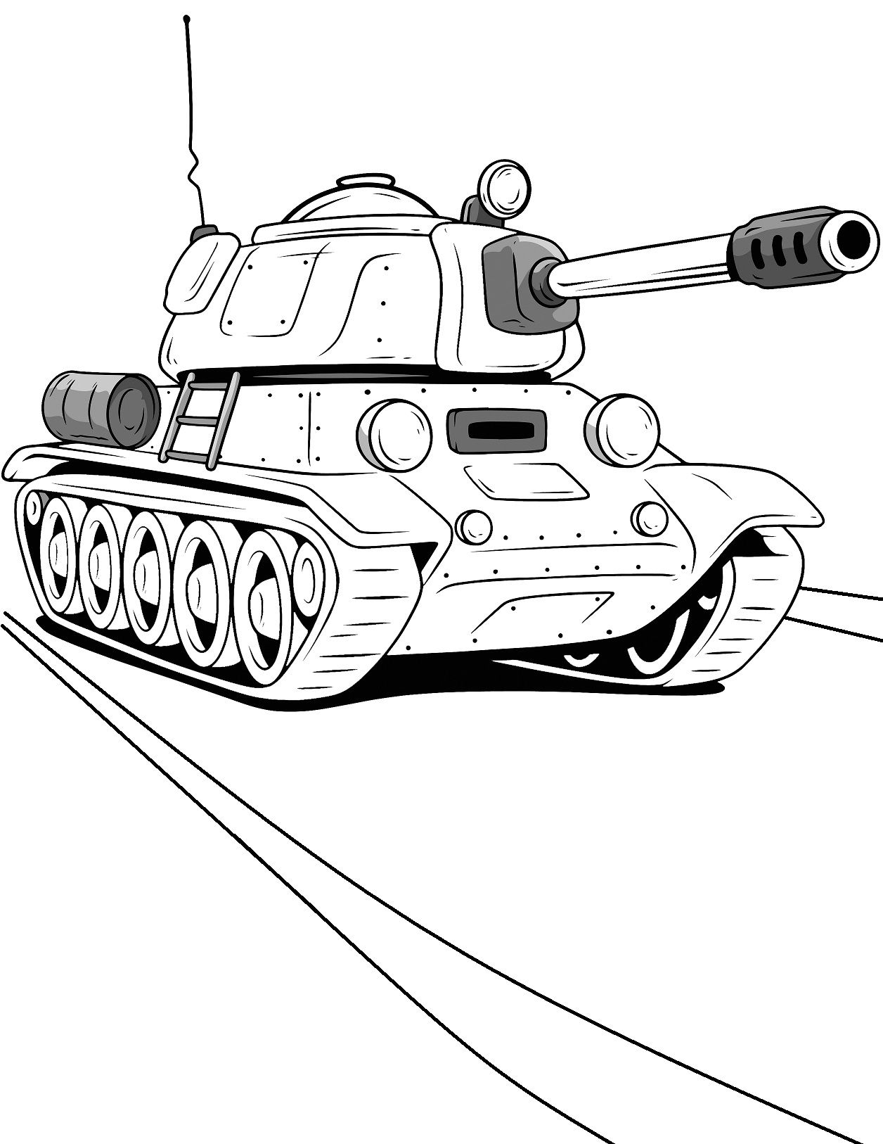 army vehicles coloring pages