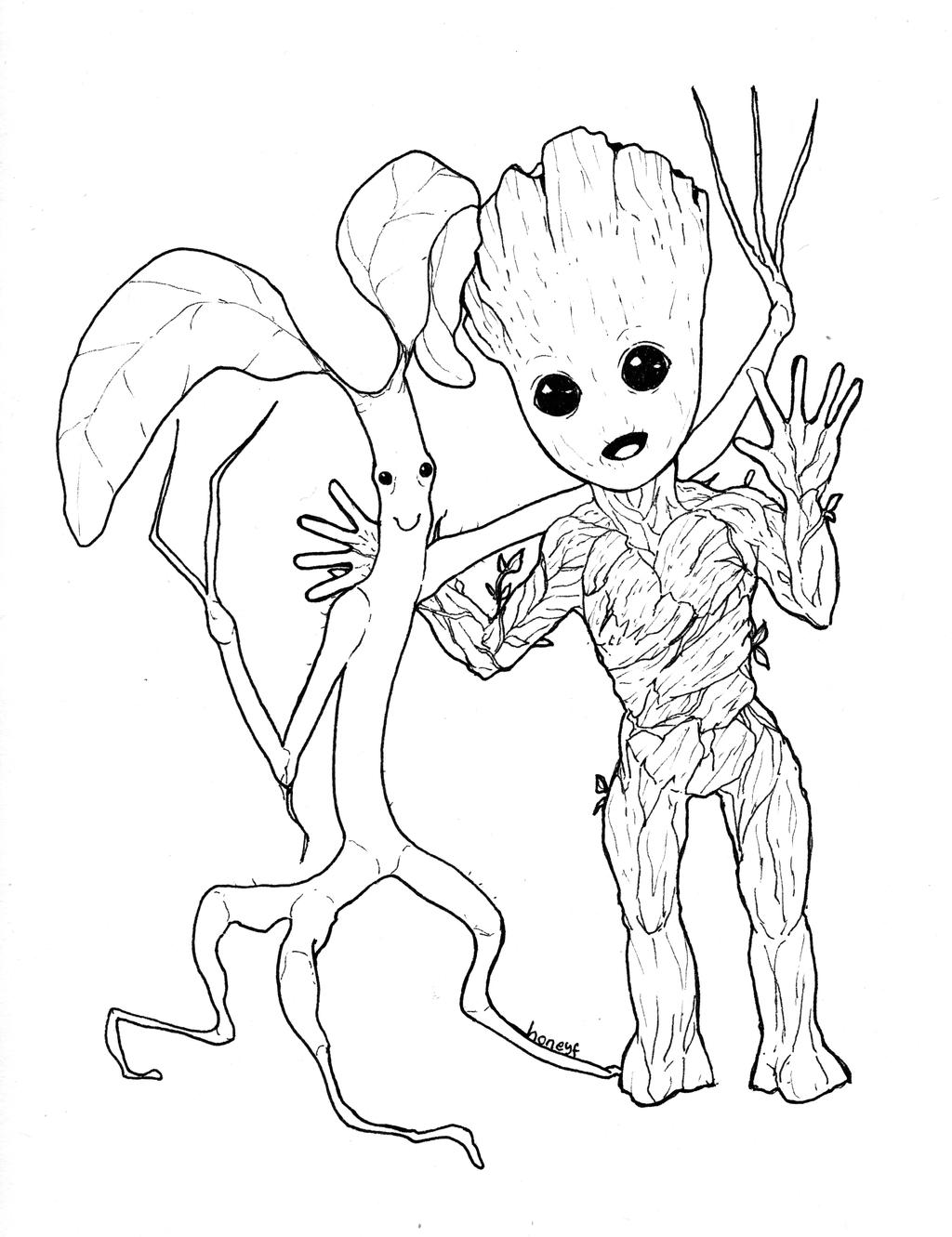 coloring pages for kids guardians of the galaxy