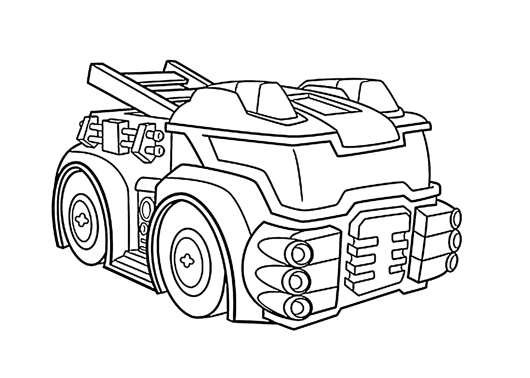 coloring pages rescue bots