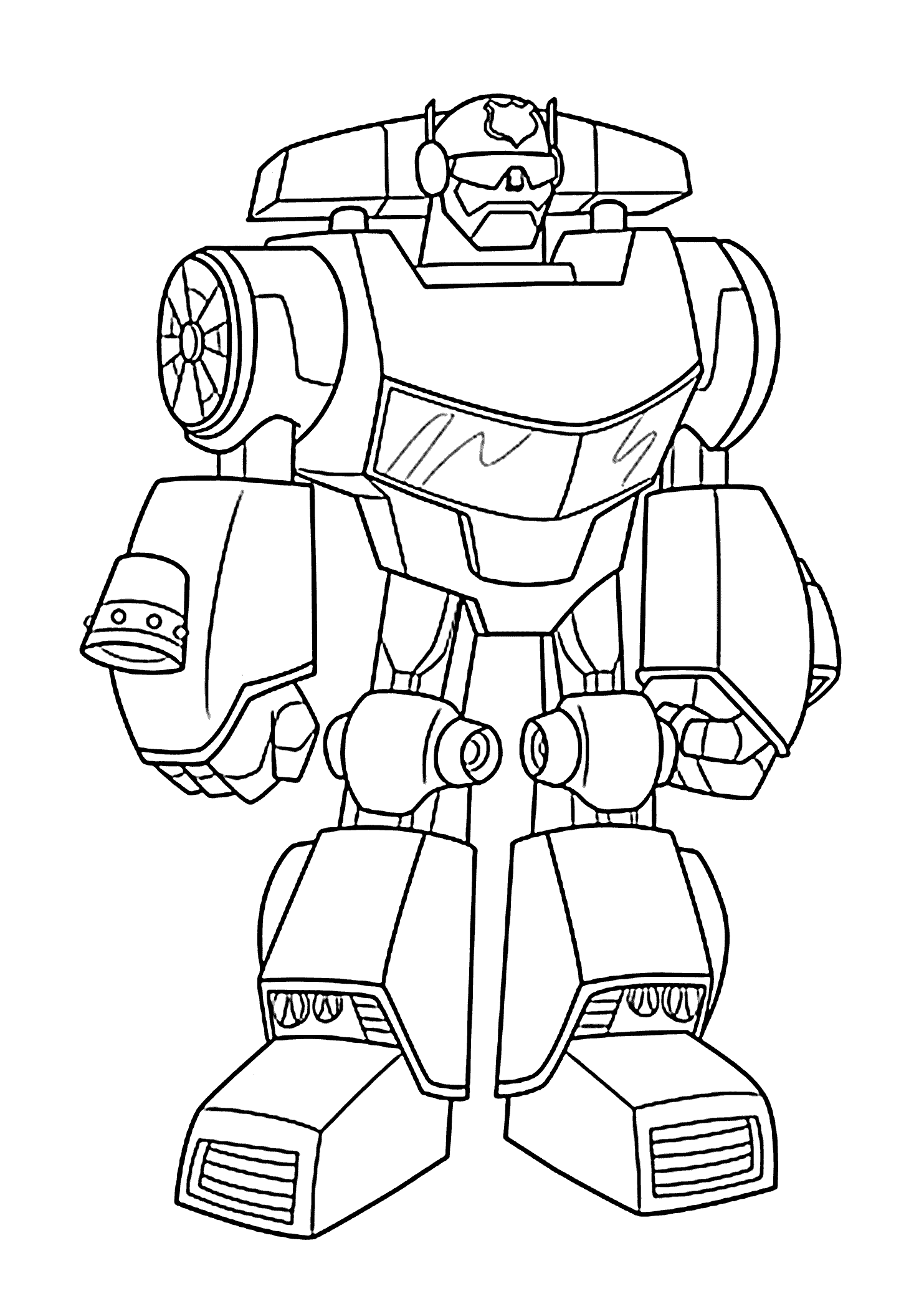 rescue bots chase coloring pages