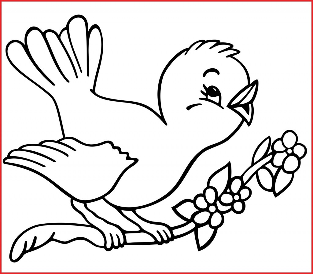 cute bird coloring pages