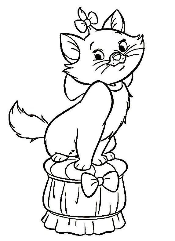 cute cat coloring pages to print