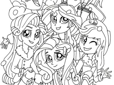 equestria girls coloring pages