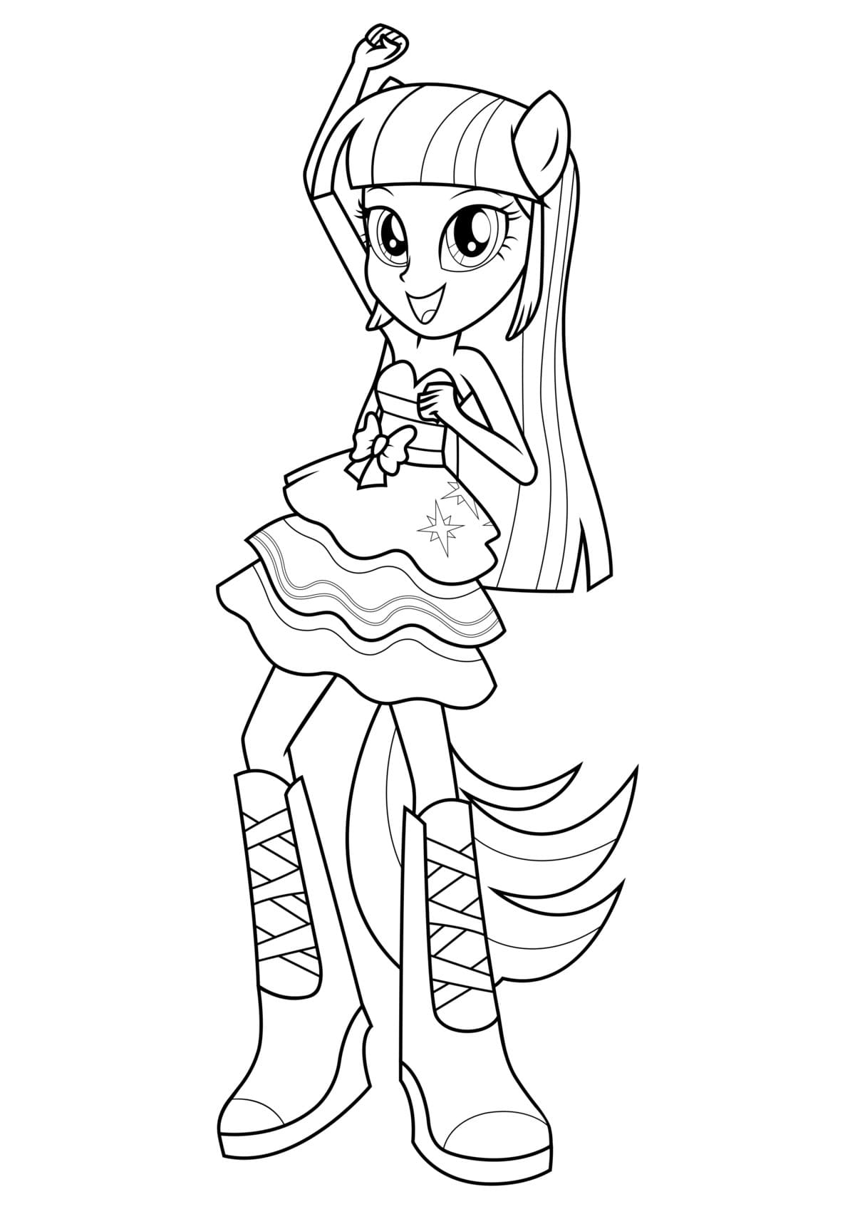 equestria girls twilight sparkle coloring pages