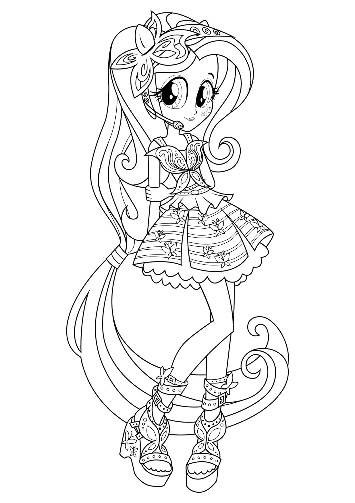 mlp equestria girls coloring pages