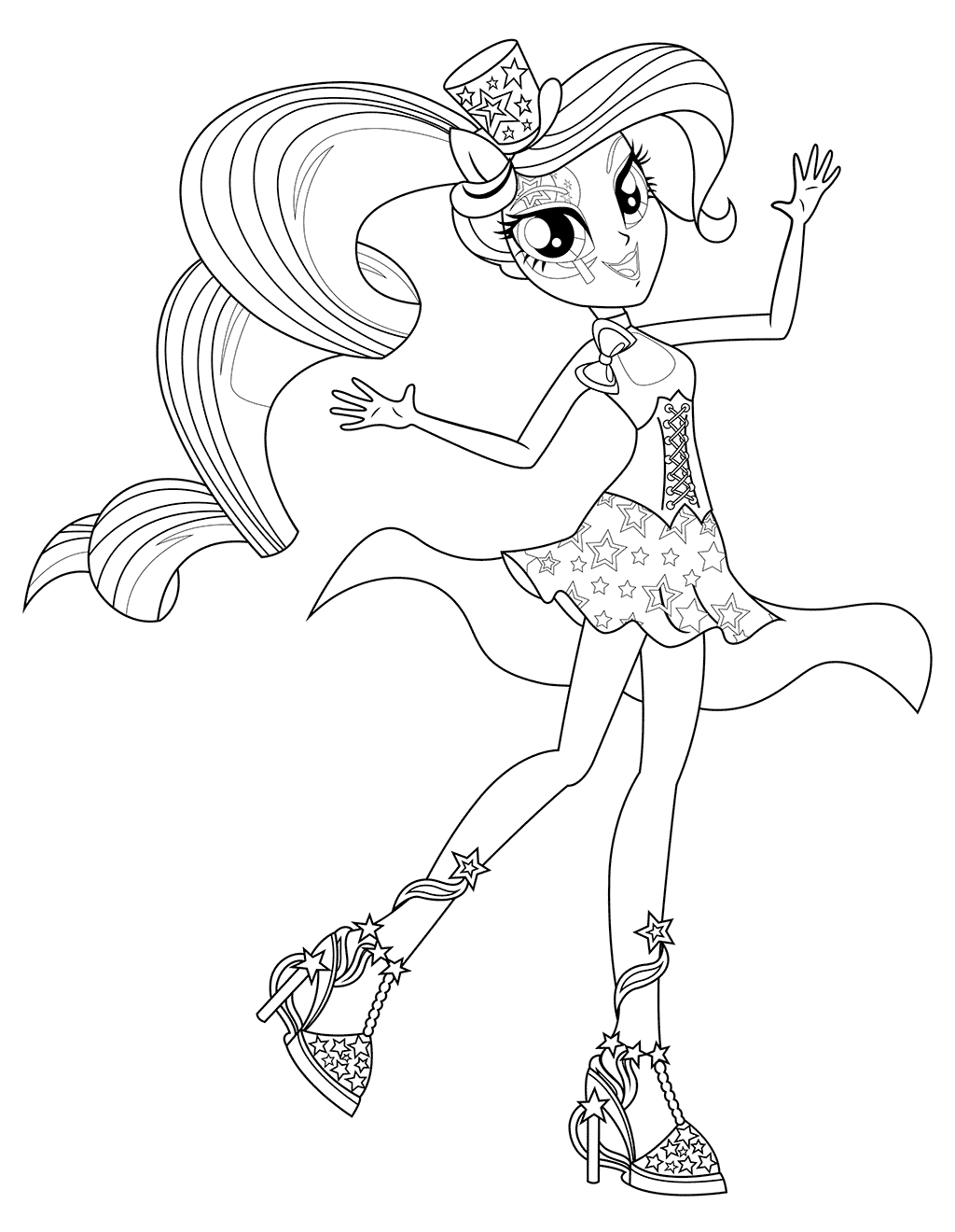 my little pony coloring pages equestria girls