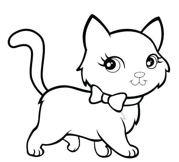 cute kitten coloring pages