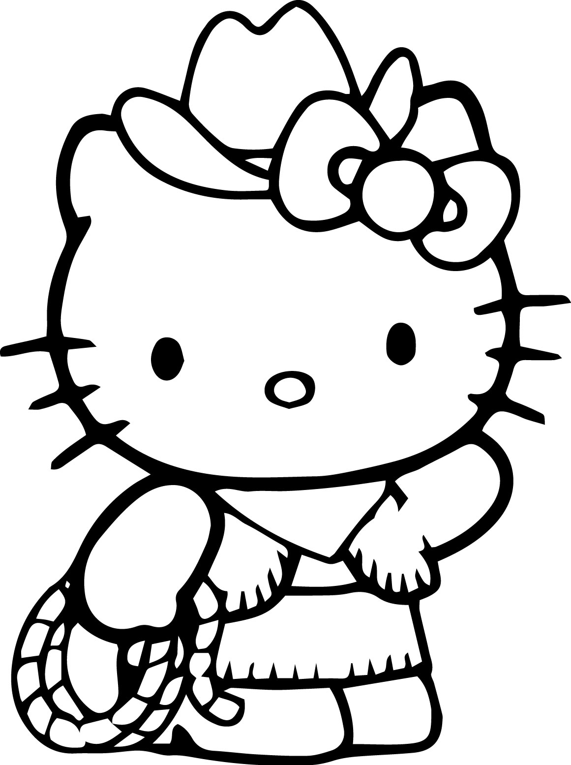 hello kitty princess coloring pages