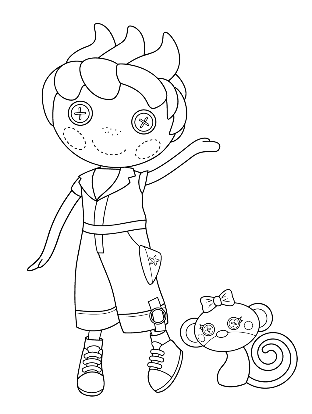 lalaloopsy girls coloring pages