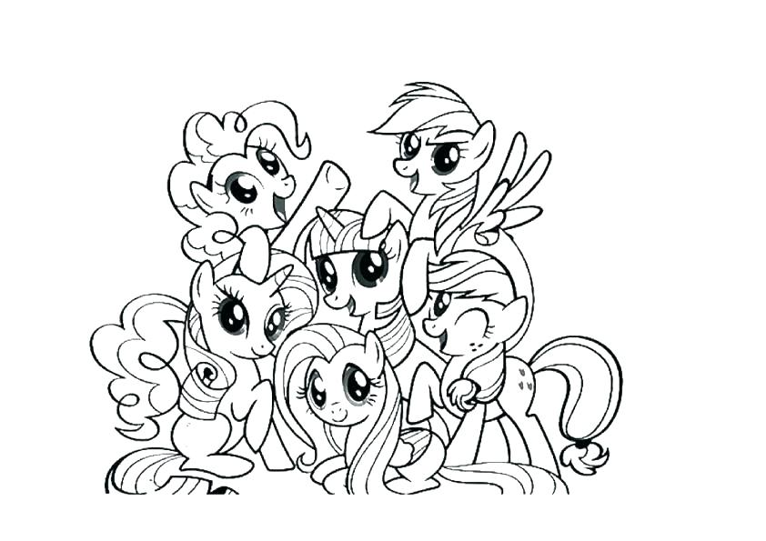 cute pony coloring pages