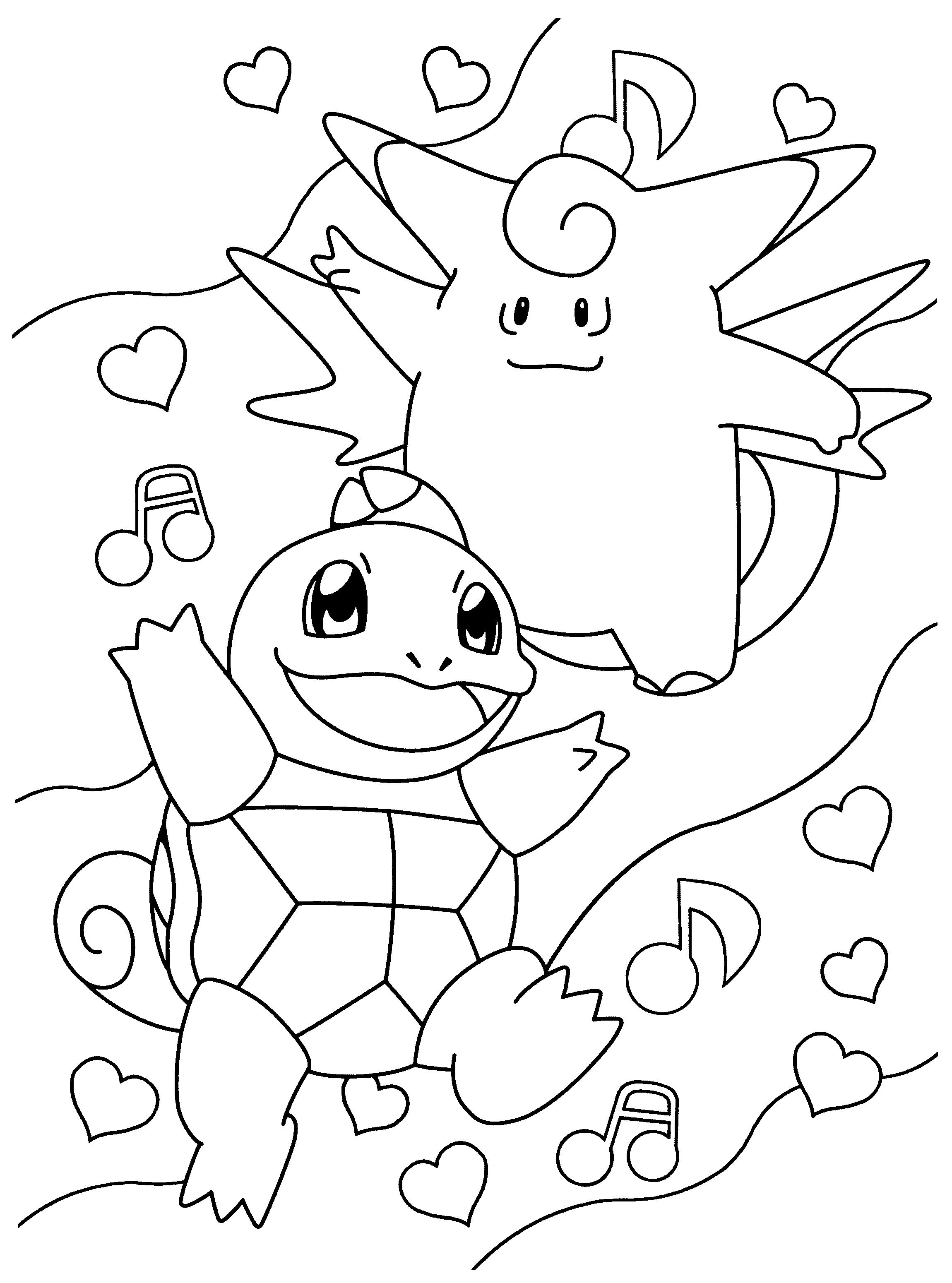 pokemon coloring pages squirtle