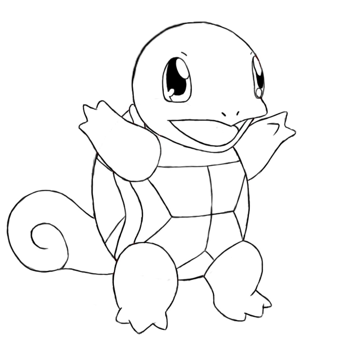 squirtle coloring pages