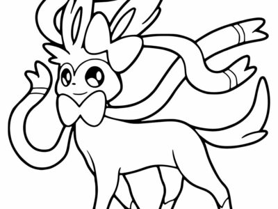 sylveon coloring pages