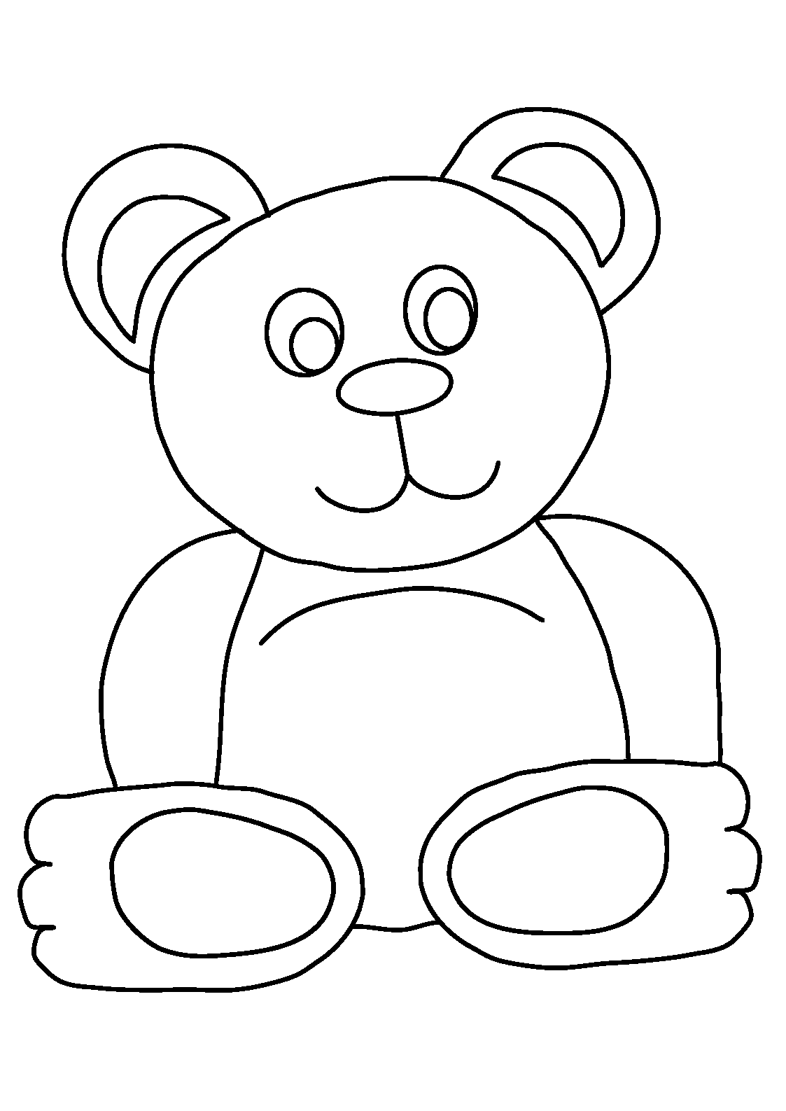 teddy bear coloring pages printable