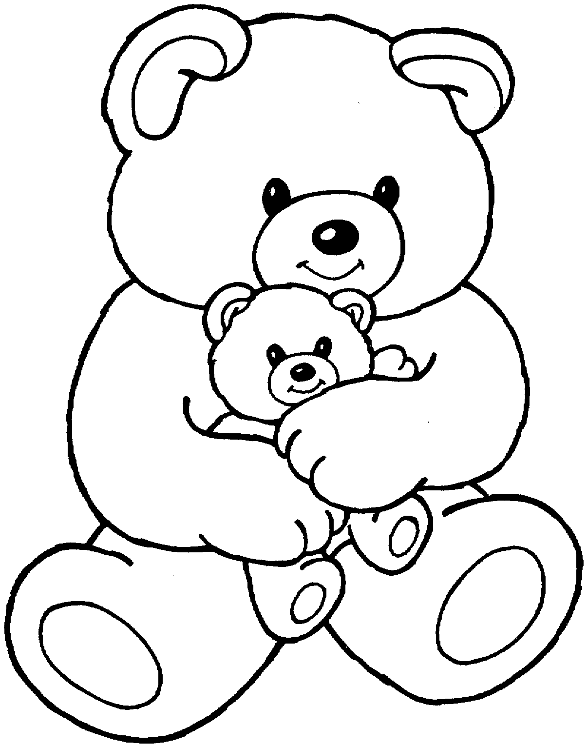 teddy bear coloring pages