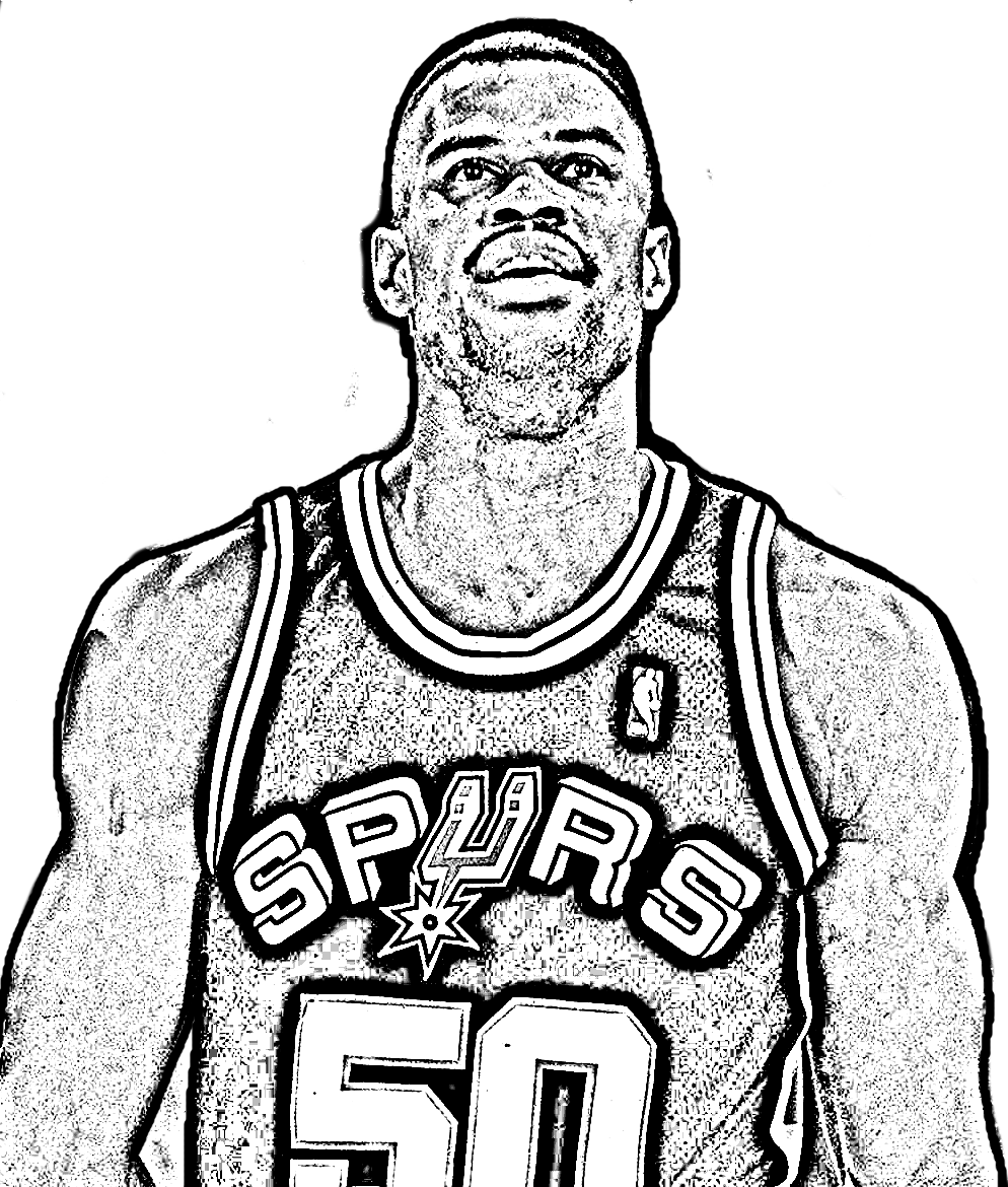 david robinson coloring pages free