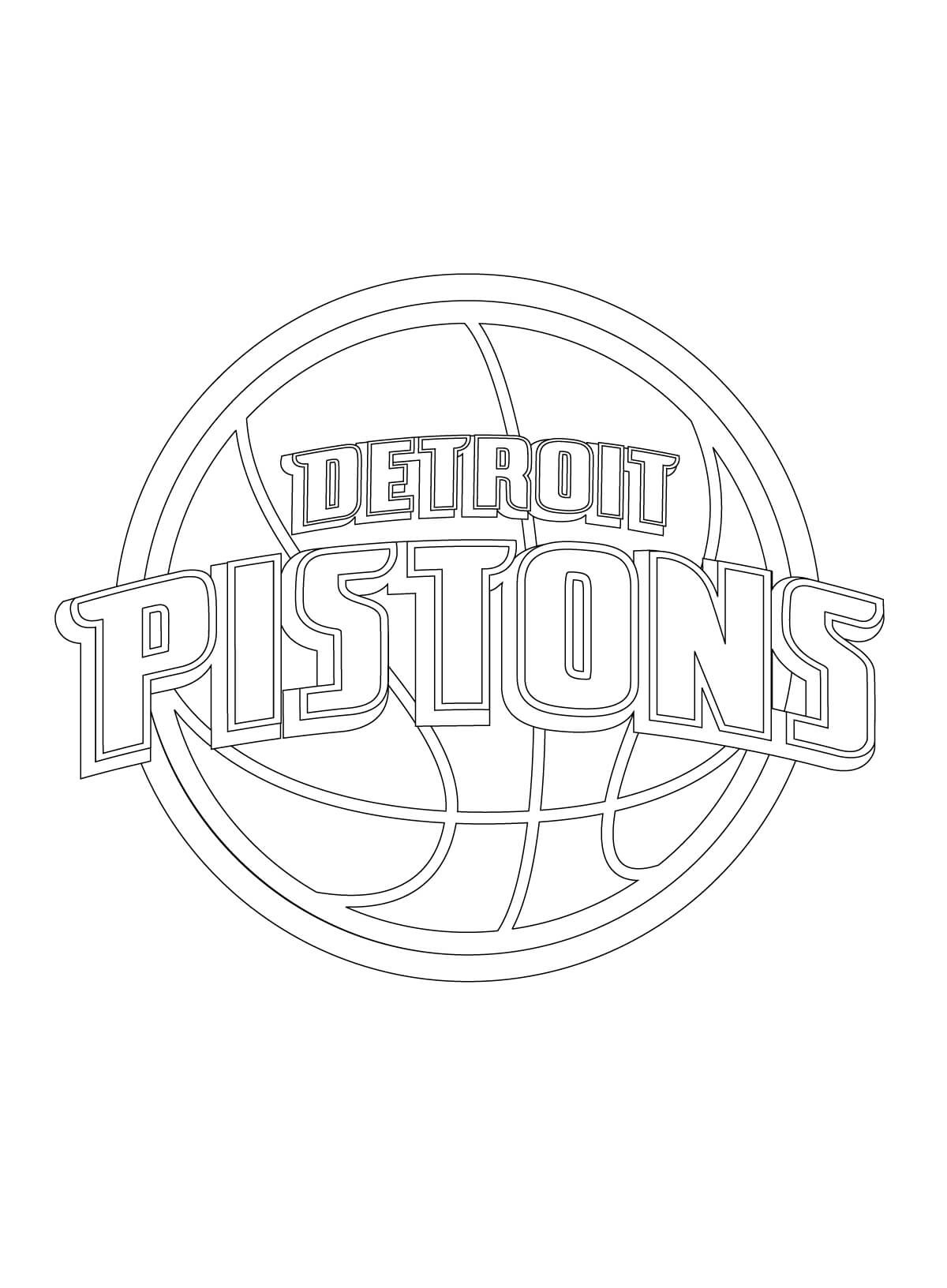 detroit pistons coloring pages