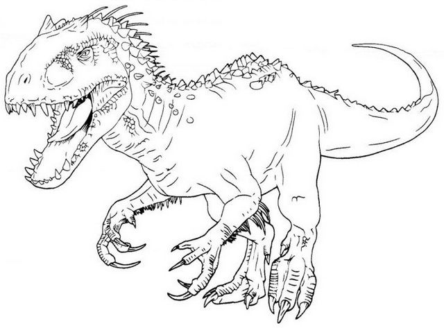 dinosaur coloring pages for kids free