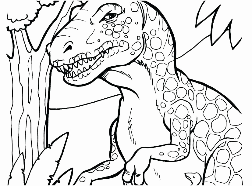 dinosaur coloring pages for kindergarten