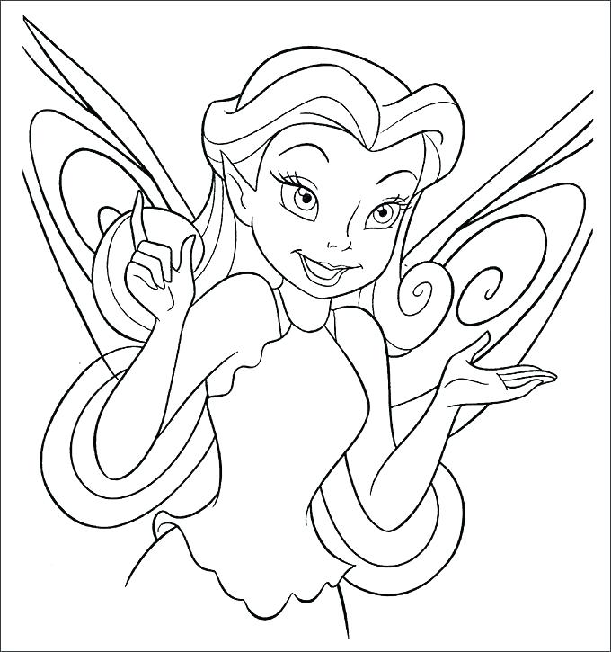 disney fairy coloring pages