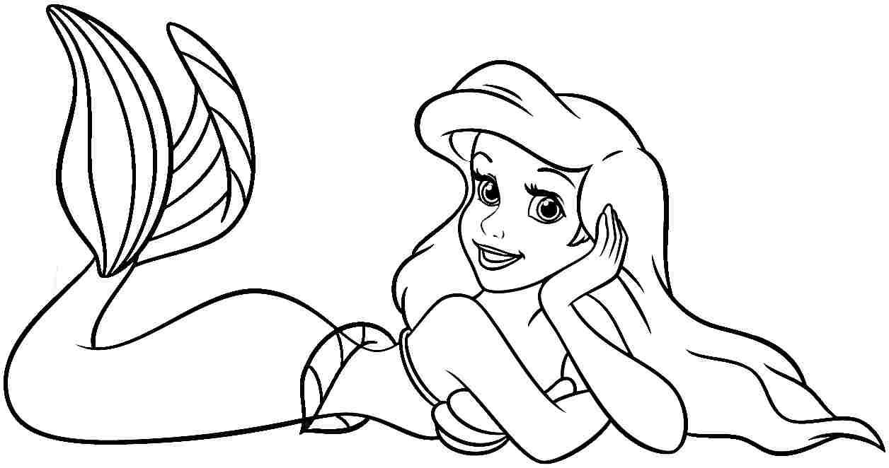 disney princess coloring pages ariel