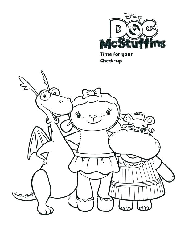 doc mcstuffins printable coloring pages