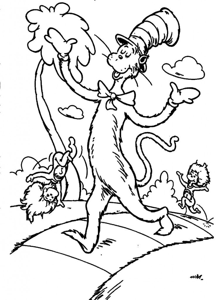 dr seuss coloring pages free