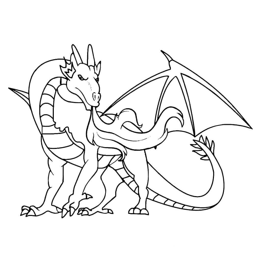 dragon coloring pages printables