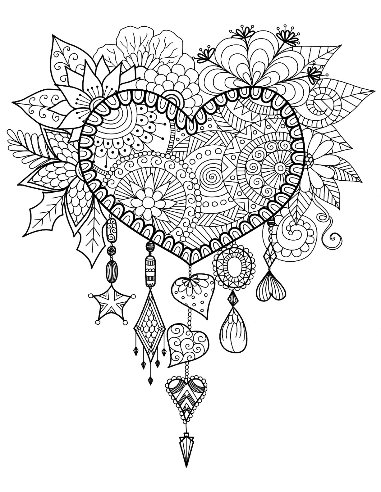 heart dreamcatcher free