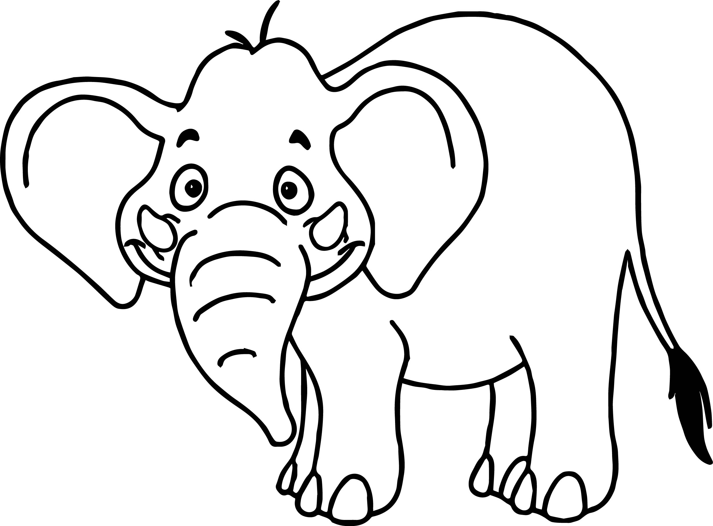 elephant coloring pages printable