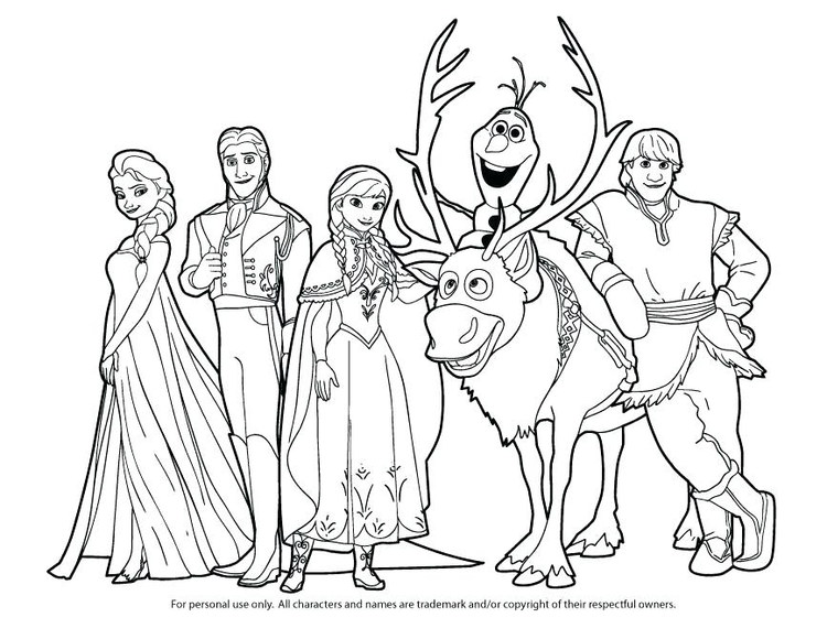 elsa christmas coloring pages