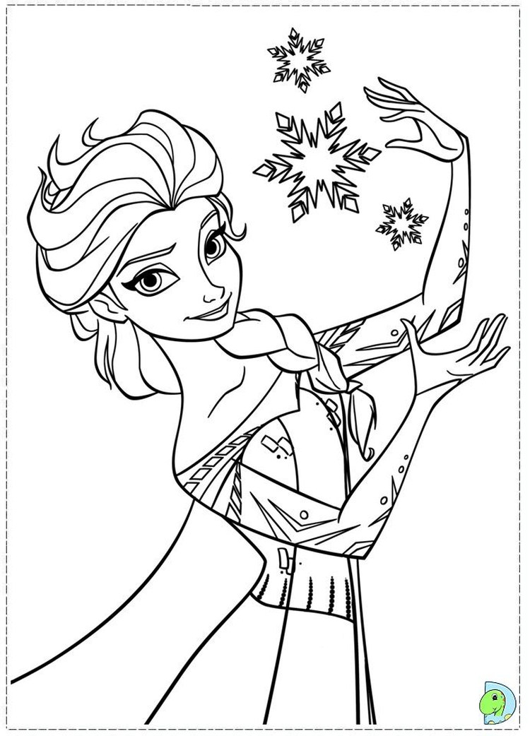 elsa coloring pages