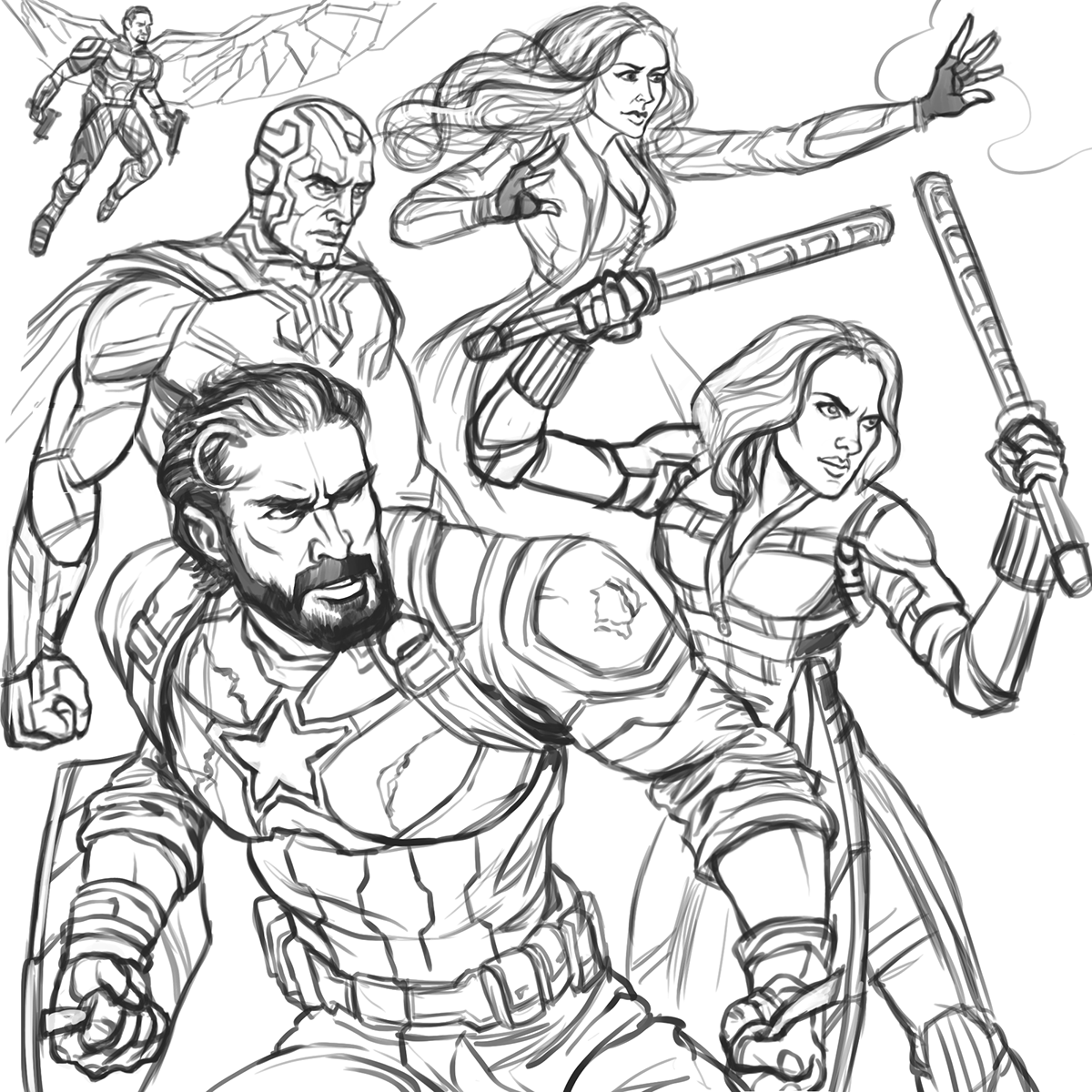 avengers infinity war coloring pages