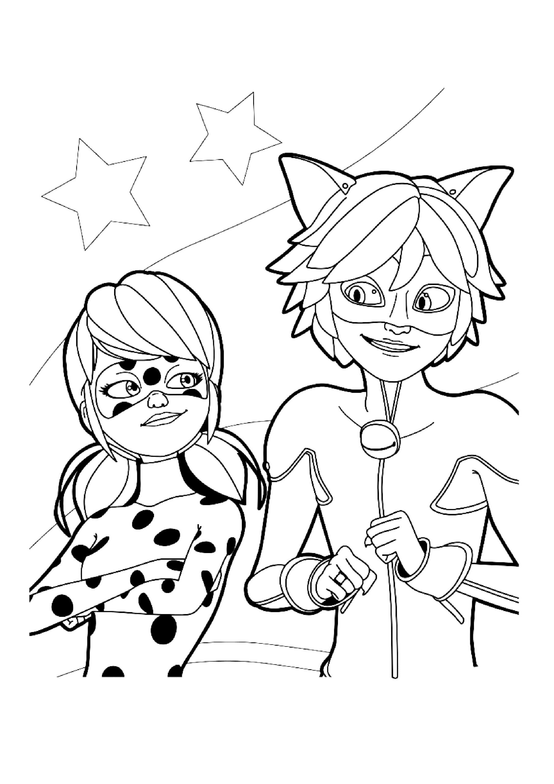 coloring pages miraculous ladybug