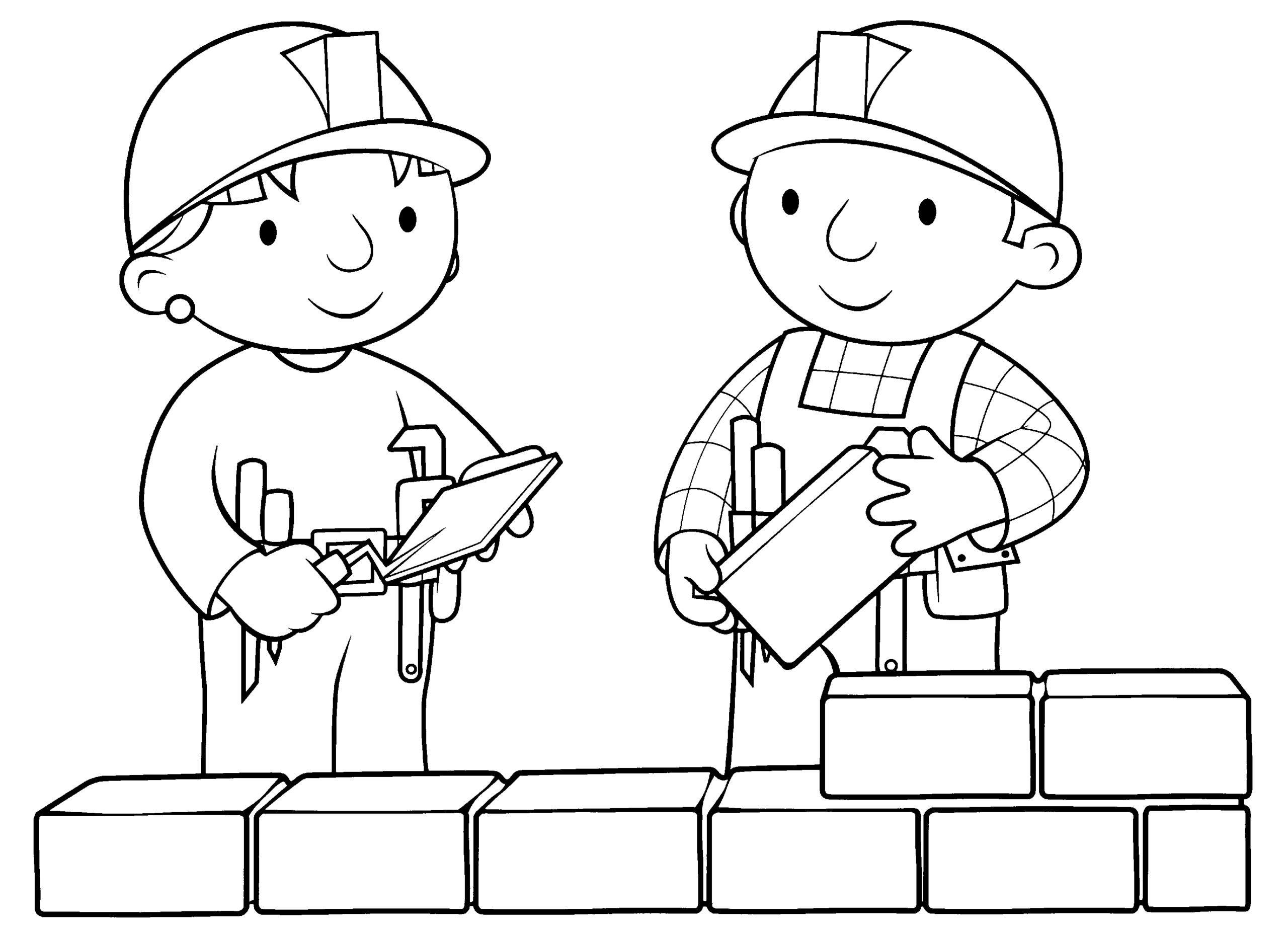 bob the builder coloring pages printable