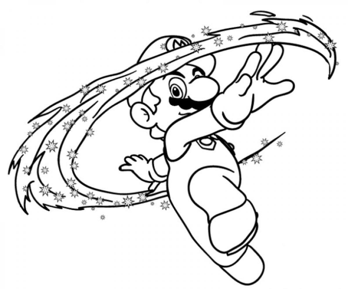 mario odyssey moons coloring pages