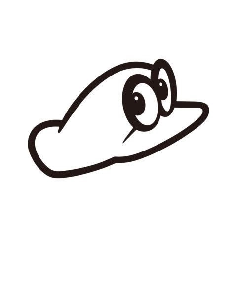 super mario odyssey coloring pages cappy