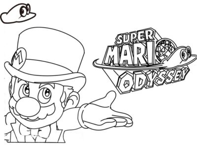 super mario odyssey coloring pages to print