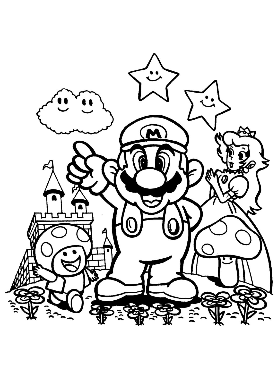 super mario odyssey coloring pages