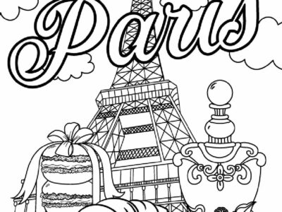 coloring pages for adults paris