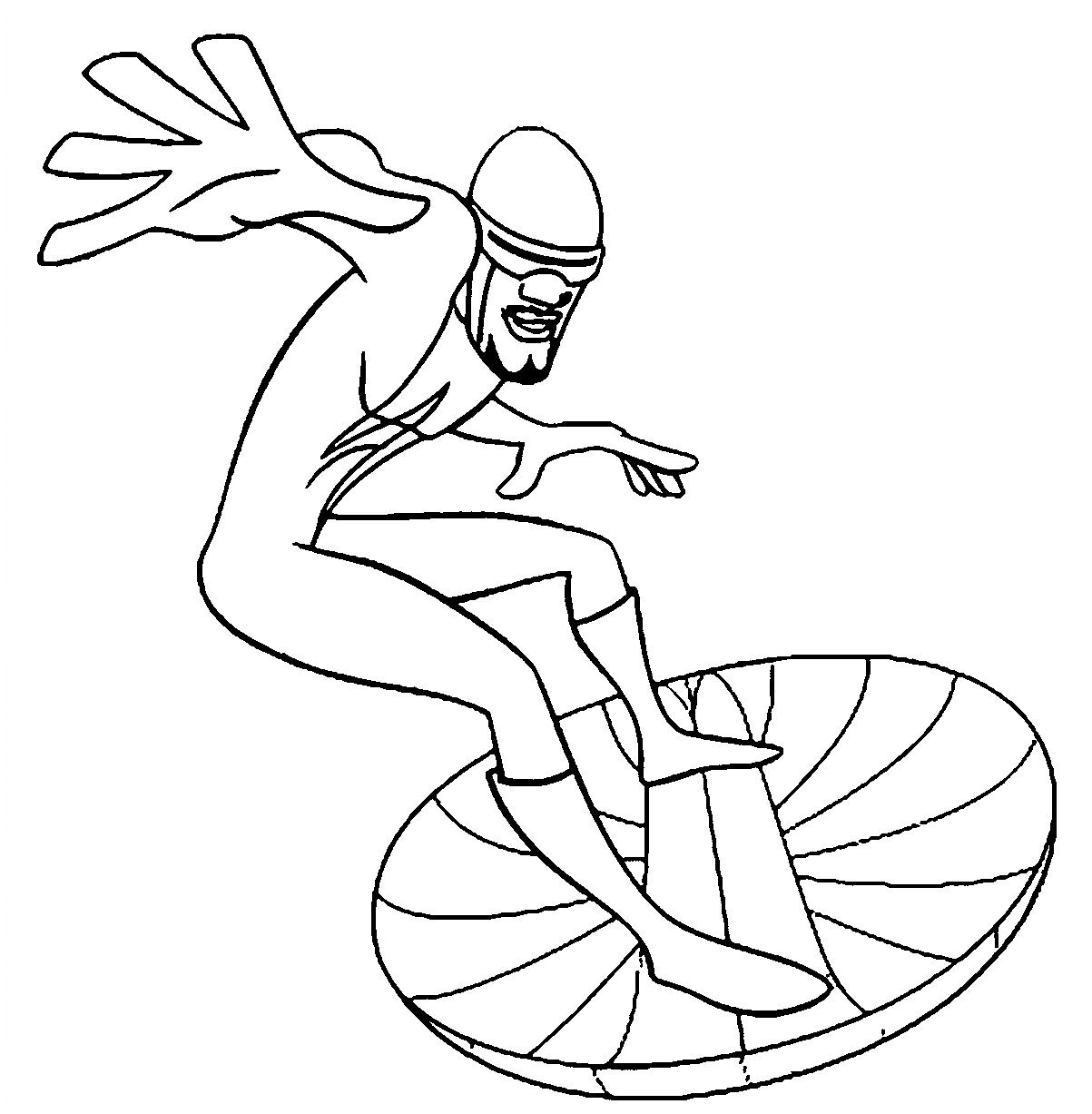 the incredibles frozone coloring pages